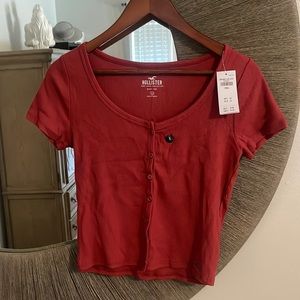 New Hollister cropped top
